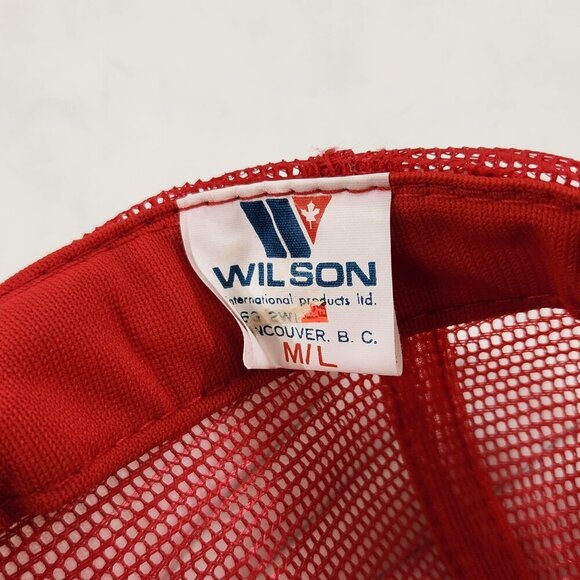 Vintage Seagull Goose Flying Duck Red Hat Wilson - Picture 8 of 9